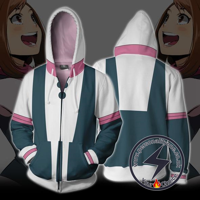 My Hero Academia Ochaco Uraraka Zip Up Hoodie Jacket